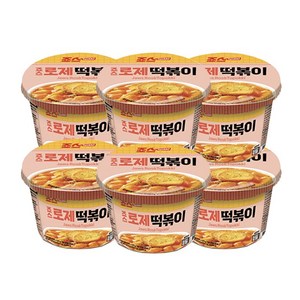 죠스 떡볶이 2종, 6개, 143g