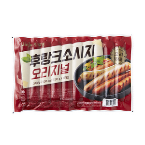 [냉동]진주 후랑크소시지 오리지널1kg, 1kg, 6개