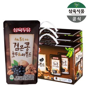 삼육두유 검은콩 호두 아몬드 파우치, 190ml, 45개