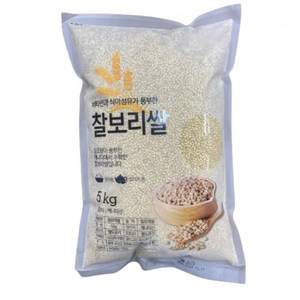 월드그린 수입 찰보리쌀 5kg, 1개