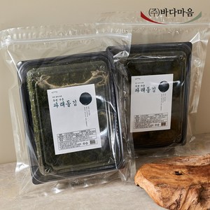 먹기좋게 자른 두번구운 파래돌김, 80g(절단김150매), 1개