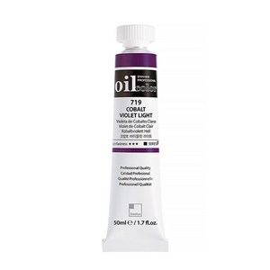 [코리아스퀘어] 신한 전문가용 유화물감 50ml 낱색, 719 COBALT VIOLET LIGHT