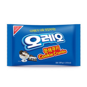 오레오 분쇄쿠키, 250g, 3개