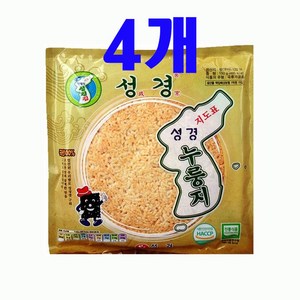 성경식품 지도표 성경 누룽지, 150g, 4개, 4개