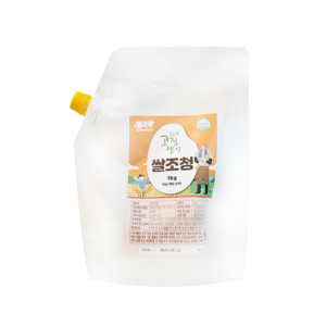 델리쿡 무농약쌀로 만든 조청 물엿 쌀엿, 1kg, 1개