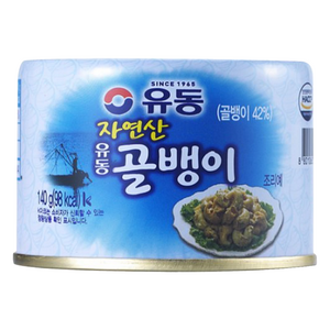 유동 자연산 골뱅이, 140g, 6개