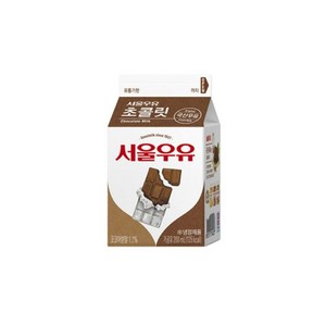 서울우유 카톤 초코우유, 16개, 200ml