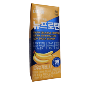 마이밀 뉴프로틴 로우슈거 바나나 헬스보충식품, 190ml, 16개