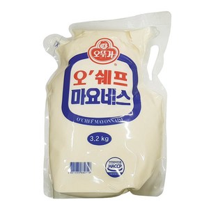 오쉐프 마요네즈 스탠딩 파우치 3.2k * 4개 1박스, 3.2kg