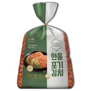 한울 포기김치 3Kg 배추 반찬 포장김치, 1개