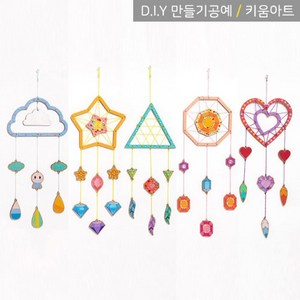 키움아트 DIY 나무 드림캐쳐만들기모음 5종 A, 하트