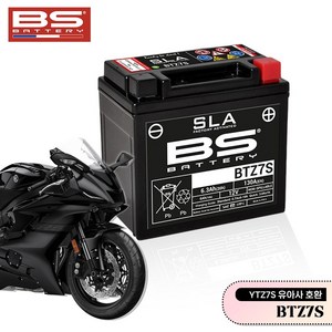BS배터리 BTZ7S 12V(유아사 YTZ7S) PCX125 트리시티 CBR125등 완충 후 발송, 1개