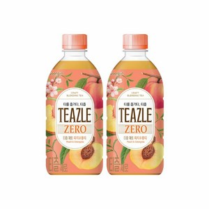 웅진 티즐 제로 피치우롱티, 500ml, 20개