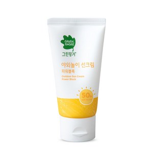 그린핑거 야외놀이 선크림 파워블록 SPF50+ PA++++, 80ml, 1개