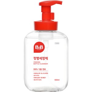 비앤비 젖병세정제 거품형 리뉴얼, 550ml, 1개