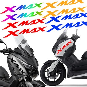 발통마켓 YAMAHA XMAX300 반사 스티커 카울 대형 로고 커버, XMAX1줄(골드), 1개