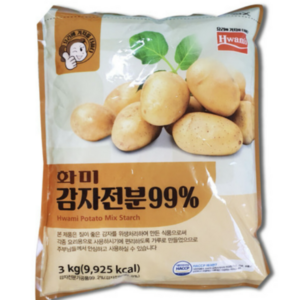 화미_감자전분(99%) 3KG 1팩, 1개