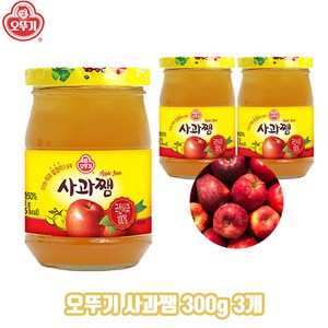 오뚜기 사과쨈 300g 무료배송/국내산사과, 3개