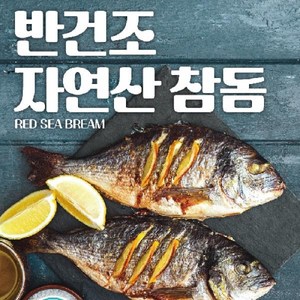 국내산참돔 자연산 국내산 반건조 참돔 250g10마리, 7개