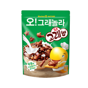 마켓오네이처 오그래놀라 초코고래밥, 275g, 3개