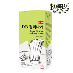 선인 DB 컬리나리 1kg 크림파스타 로제떡볶이 쿠킹크림, 1개