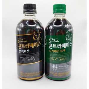 칸타타 콘트라베이스 500ml 디카페인 블랙 6개 + 블랙앤샷 6개, 1세트