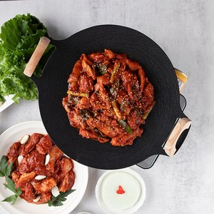 새잎 닭불고기 600g (야채 100g 포함) 국내산 닭다리살 닭갈비, 1개, 순한맛