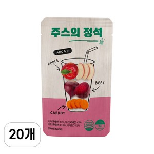 주스의정석 ABC주스, 100ml, 20개