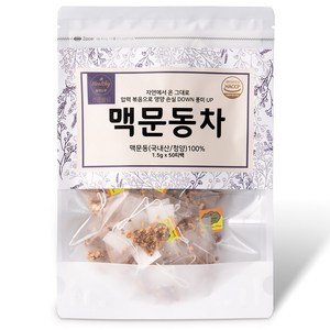 건강울림 청양 맥문동차 삼각티백, 1.5g, 50개입, 1개