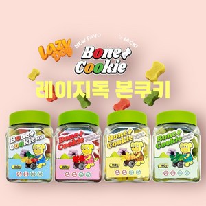 레이지독 본쿠키 강아지 노즈워크 야채 과일 영양 간식 4종, 1개, 180g, 딸기+토마토