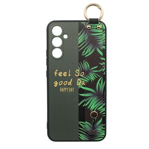 신서엔코 갤럭시 A34 5G 케이스 Galaxy Phone Case SCS-1533 일러스트 핸드 스트랩 휴대폰 케이스