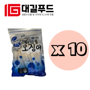 튀김용 오징어채 7kg(700g*10개), 10개, 700g