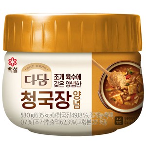 (냉장)다담 청국장찌개530g, 530g, 1개