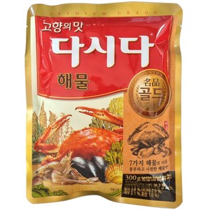 CJ제일제당 백설 명품골드해물다시다, 300g, 1개