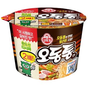 오뚜기 오동통면 큰컵 100g, 8개