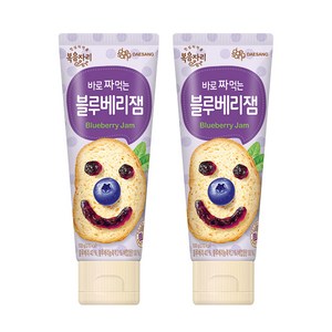 복음자리 바로 짜먹는 블루베리잼, 100g, 2개