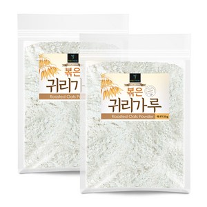 퓨어영 볶은 귀리가루 1kg 오트밀 귀리우유 쉐이크, 2개