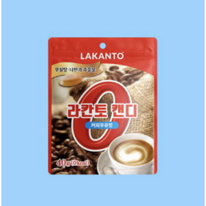 라칸토 캔디 제로 칼로리 커피우유맛, 40g, 3개