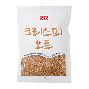 크리스피 오트 500g 오트밀 그래놀라 귀리 시리얼 선인, 1개
