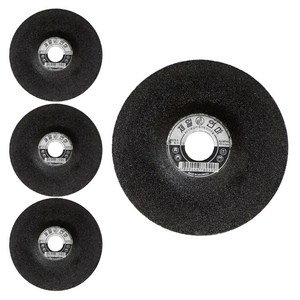 제일연마 옵세트 연마석 검정 4인치 100mm, 4개
