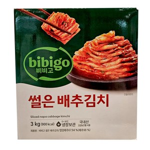 비비고 썰은 배추김치, 3kg, 1개