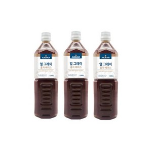 아크바 얼 그레이 홍차 베이스, 1L, 3개