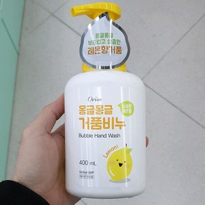 몽글몽글 거품비누 레몬향 400ml, 1개