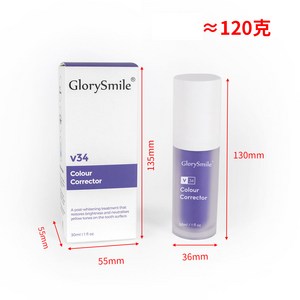 치아 클렌징 구강 세정 화이트 셀프 치아 미백제 V34, 30ml, 1개