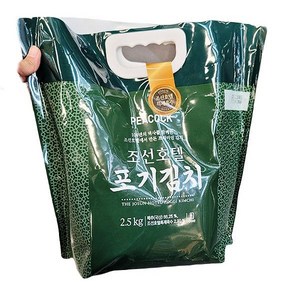 피코크 조선호텔특제육수 포기김치, 2.5kg, 1개