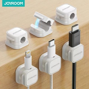 조이랩 마그네틱 케이블 홀더 테이블 책상 선정리 Joyoom 정품, 6 Pcs White, 6개