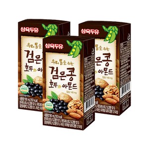 삼육두유 검은콩 호두와 아몬드, 190ml, 96개