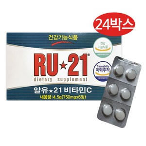 알유21 비타민C, 6정, 4.5g, 24개