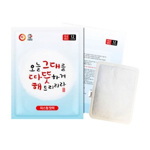 해피데이 따뜻해 파스형 핫팩 50g, 30개