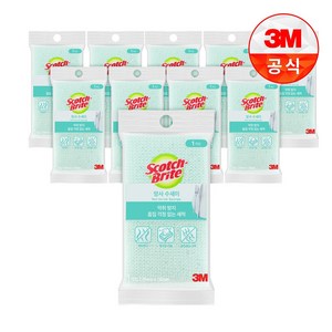 3M 스카치브라이트 망사 수세미, 1개, 10개입